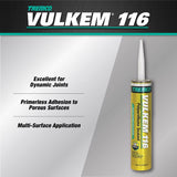 Vulkem 116 Limestone Polyurethane Window and Door Caulk Sealant 10.1 fl. oz., Pack of 12