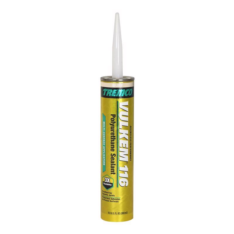 Vulkem 116 Buff Polyurethane Window and Door Caulk Sealant 10.1 fl. oz., Pack of 12