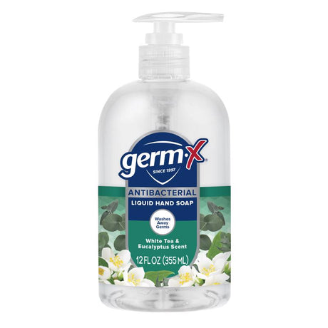 Germ-X Eucalyptus Scent Antibacterial Antimicrobial Lotion Soap 12 fl. oz., Pack of 4