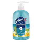 Germ-X Spring Water Scent Antibacterial Antimicrobial Lotion Soap 12 fl. oz., Pack of 4