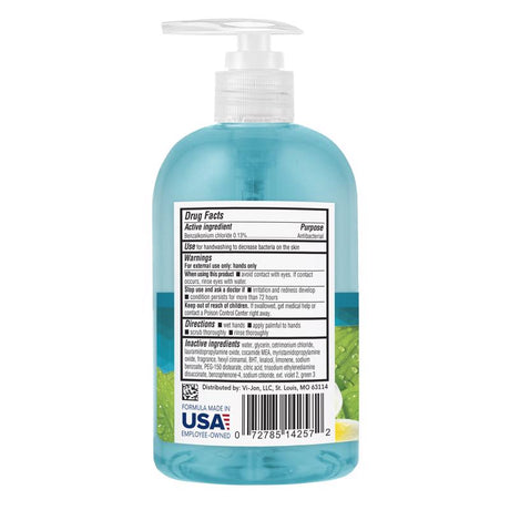 Germ-X Spring Water Scent Antibacterial Antimicrobial Lotion Soap 12 fl. oz., Pack of 4