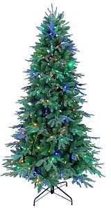 Hometown Holidays 68970 Pre-Lit Tree, 7 ft H, Frasier Fir Family, LE 2 Fusible, Mini Light Bulb, Clear Light