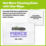 Crocodile Cloth Fierce Disinfecting Wipes 15 in. W X 10 in. L 80 wipes 1 pk