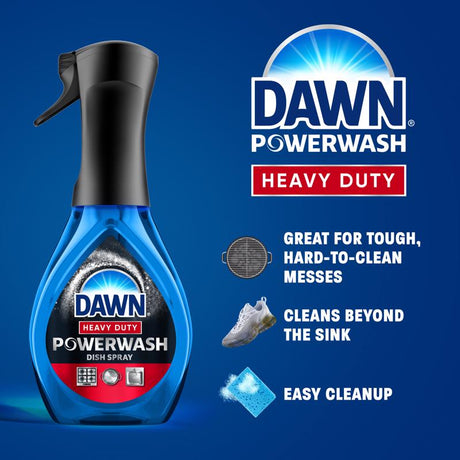 Dawn Powerwash Heavy Duty Fresh Scent Liquid Dish Spray 16 oz 1 pk, Pack of 6