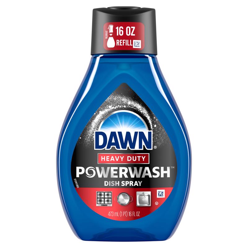Dawn Powerwash Heavy Duty Fresh Scent Liquid Dish Spray Refill 16 oz 1 pk, Pack of 6