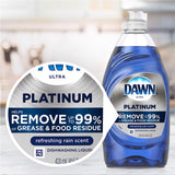 Dawn Platinum Refreshing Rain Scent Liquid Dish Soap 32.7 oz 1 pk, Pack of 8