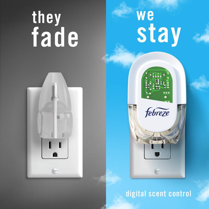 Febreze Plug Linen and Sky Scent Air Freshener Oil Refill 1.75 oz Liquid 2 pk, Pack of 6