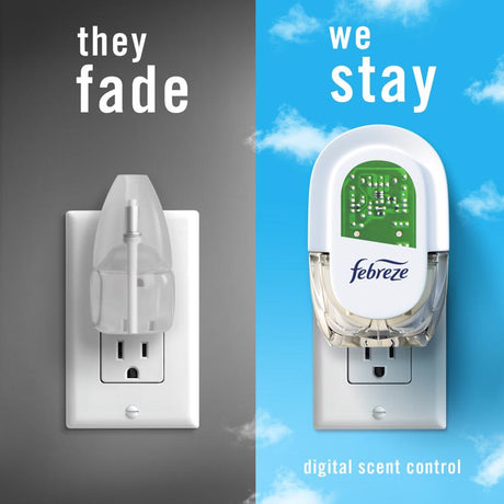 Febreze Plug Linen and Sky Scent Air Freshener Oil Refill 1.75 oz Liquid 2 pk, Pack of 6