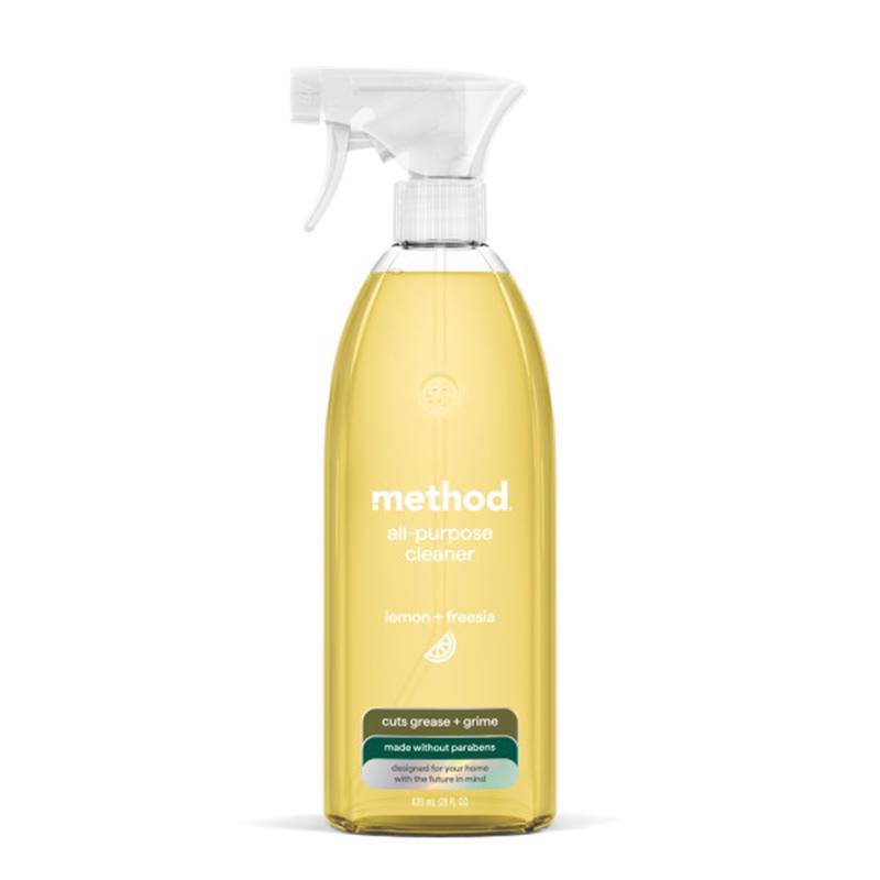 Method Lemon Method Lemon Freesia Scent All Purpose Cleaner Liquid 28 oz, Pack of 8 ...