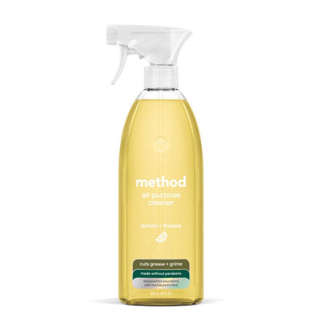 Method Lemon Freesia Scent All Purpose Cleaner Liquid 28 oz, Pack of 8