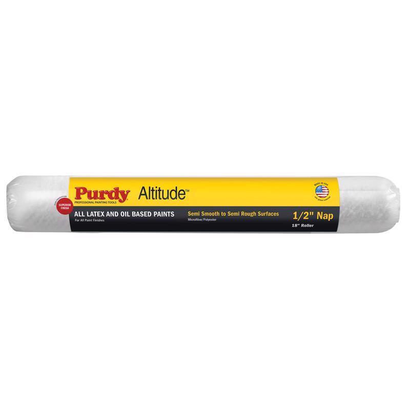Purdy Altitude Poly Micro 18 in. W X 1/2 in. Regular Paint Roller Cover 1 pk, Pack of 6