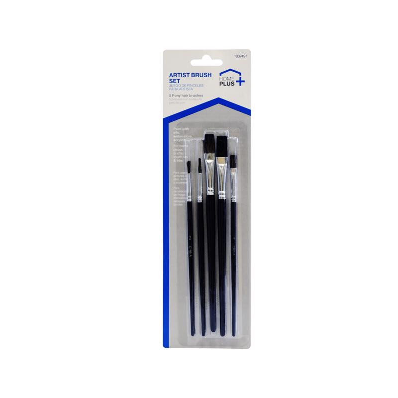 Home Plus Assorted Artist Paint Brush Set, Pack of 12
