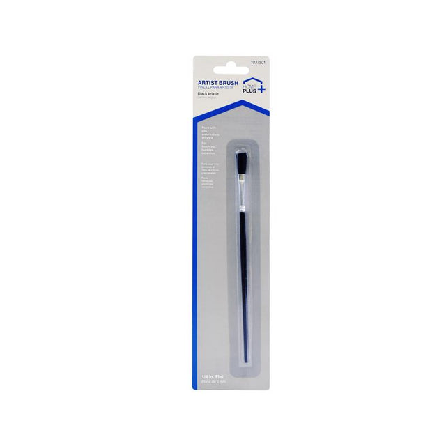 Home Plus 1/4 in. Flat Touch-Up Paint Brush, Pack of 12