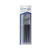 Home Plus No. 2/4/6 Round Artist Paint Brush Set, Pack of 12