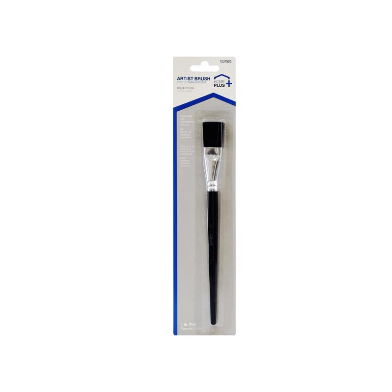 Home Plus 1 in. Flat Touch-Up Paint Brush, Pack of 12