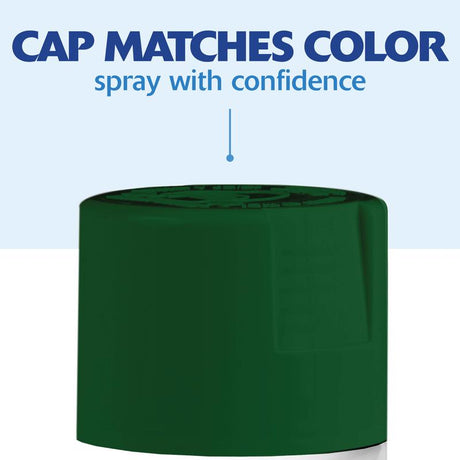 Rust-Oleum Painter's Touch 2X Ultra Cover Satin Seaweed Paint+Primer Spray Paint 12 oz, Pack of 6
