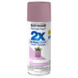 Rust-Oleum Painter's Touch 2X Ultra Cover Satin Tulip Field Paint+Primer Spray Paint 12 oz, Pack of 6