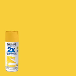 Rust-Oleum Painter's Touch Satin Sweet Mango Paint+Primer Spray Paint 12 oz, Pack of 6