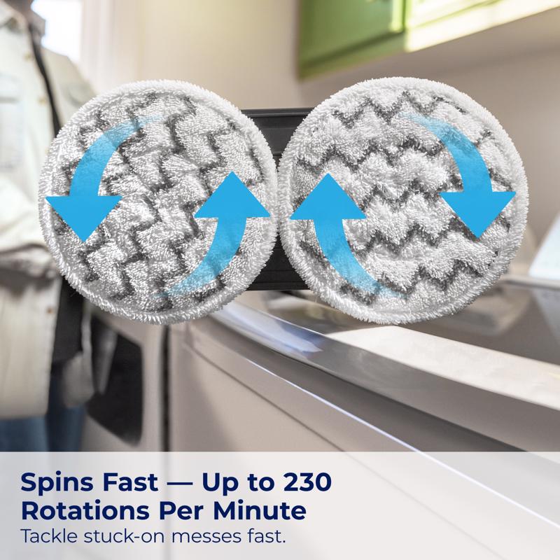 Bissell SpinWave Cleaning Pads For Steam Mop 2 pk