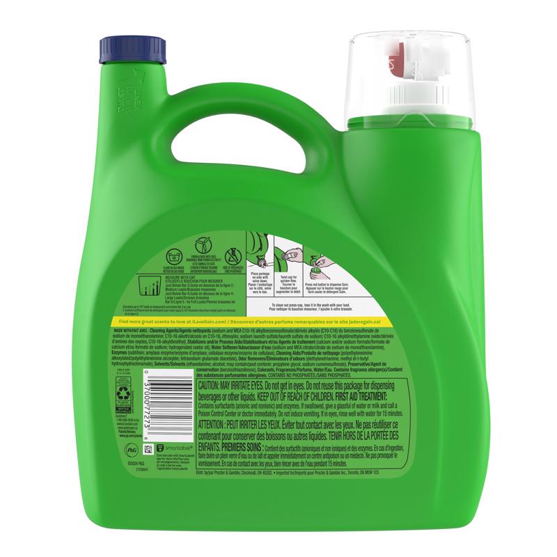 Gain Original Scent Laundry Detergent Liquid 154 fl. oz. 1 pk, Pack of 4