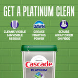 Cascade Platinum Fresh Scent Pods Dishwasher Detergent 6.4 oz 1 pk, Pack of 6