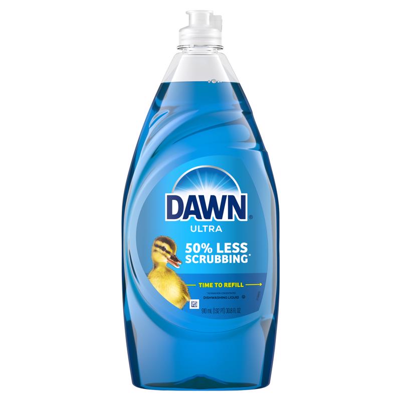 Dawn Ultra Original Scent Liquid Dishwashing Liquid 30.8 oz 1 pk, Pack of 8
