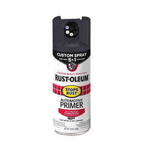 Rust-Oleum Stops Rust Flat Dark Gray Primer Spray 12 oz, Pack of 6