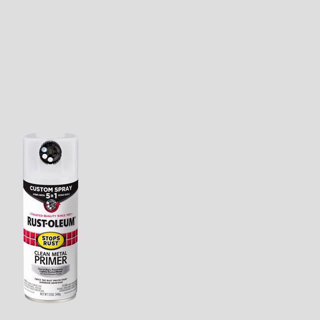 Rust-Oleum Stops Rust Flat White Primer Spray 12 oz, Pack of 6