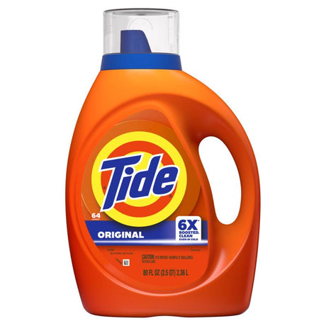 Tide Original Scent Laundry Detergent Liquid 80 fl. oz. 1 pk, Pack of 4