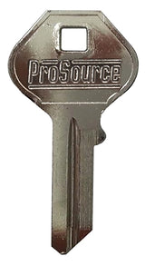 ProSource KB50-B Key Blank, Brass, Nickel, For: 600-2869, 600-2877, 012-0147 50 to 60 mm ProSource Brass Padlocks, Pack of 10