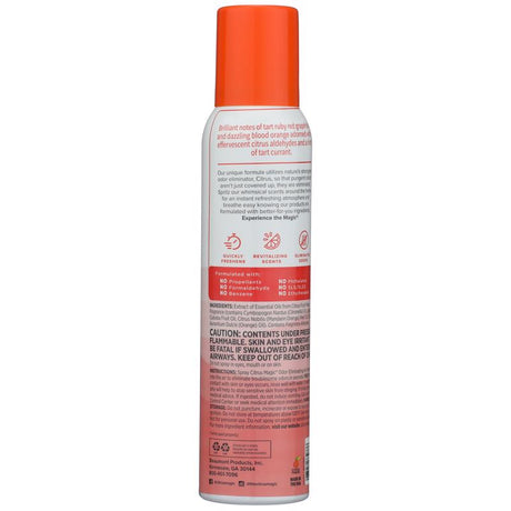 Citrus Magic Grapefruit Scent Air Freshener Spray 3 oz Aerosol 1 pk