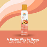 Citrus Magic Georgia Peach Scent Air Freshener Spray 3 oz Liquid 1 pk, Pack of 6