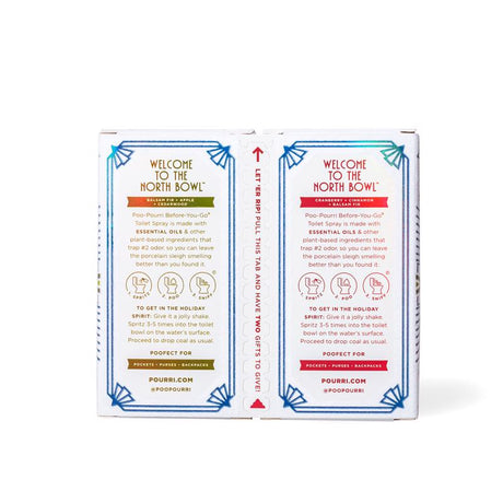Poo-Pourri Berry & Bright/Balsam Bum Scent Air Freshener Spray 2 oz Liquid 2 pk, Pack of 6