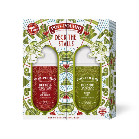 Poo-Pourri Berry & Bright/Balsam Bum Scent Air Freshener Spray 2 oz Liquid 2 pk, Pack of 6