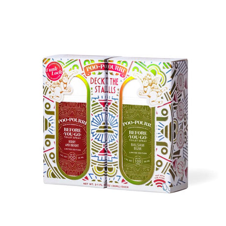 Poo-Pourri Berry & Bright/Balsam Bum Scent Air Freshener Spray 2 oz Liquid 2 pk, Pack of 6