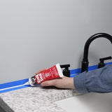 DAP Kwik Seal White Acrylic Latex Kitchen and Bath Adhesive Caulk 2.8 oz, Pack of 6