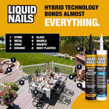 Liquid Nails All Purpose Construction Adhesive 9 oz, Pack of 12