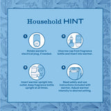 Mrs. Meyer's Clean Day Rain Water Scent Air Freshener Starter Kit 0.67 oz Liquid 1 pk, Pack of 4