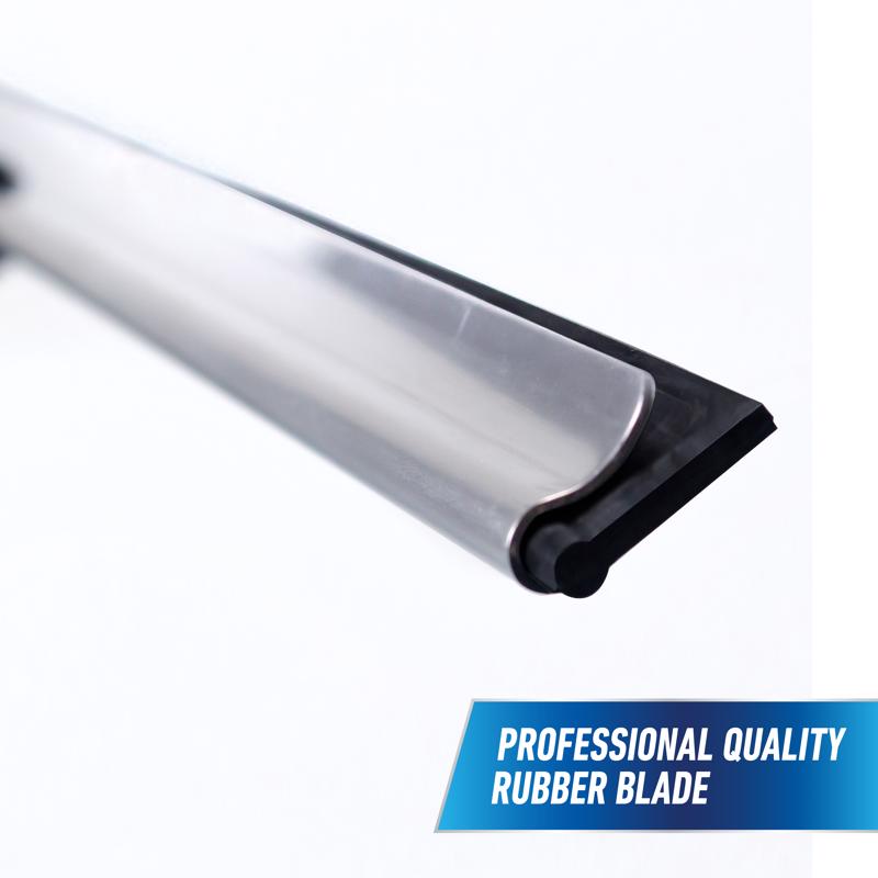 Unger Perfomance Rubber Blade 14 in. Steel Squeegee