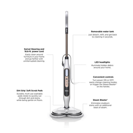 Shark Bagless Corded No Filter Steam Mop