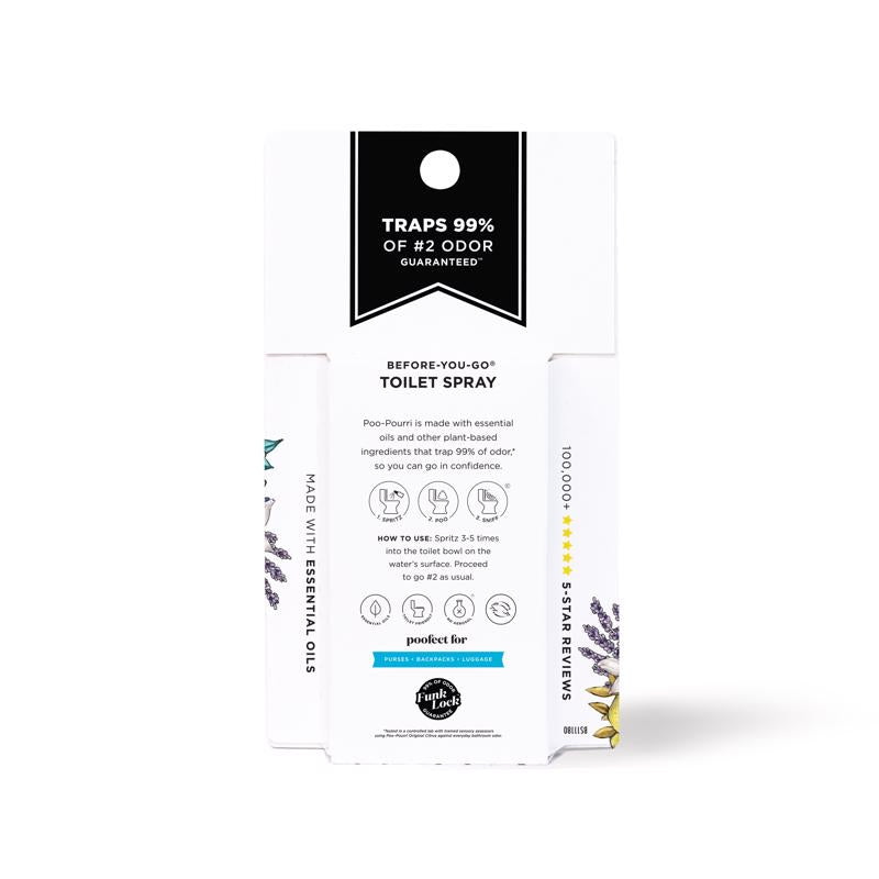 Poo-Pourri Citrus Scent Odor Eliminator 3 ct Liquid, Pack of 6
