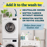 Worry Free Non-Scented Scent Concentrated All Purpose Cleaning Vinegar Liquid 1 gal, Pack of 4