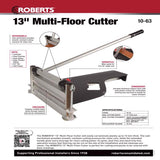 Roberts 13 in. H Tungsten Carbide Replacement Blade 1 each