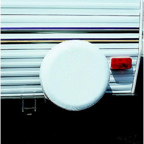 ADCO Vinyl Solid Spare Tire Cover, 27" Polar White