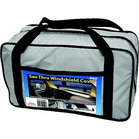 ADCO 2505 Class C Deluxe Windshield Cover With Roll-Up Windows For RV, White