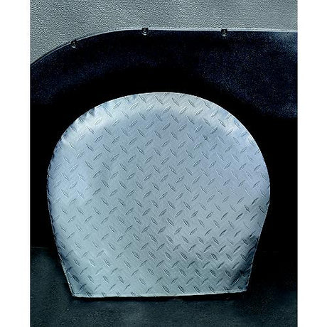 ADCO Diamond Plated Steel Vinyl (Silver) Tyre Gards (2 Per Pack)