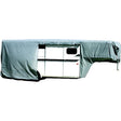 ADCO Gooseneck Horse Trailer Cover, Gray SFS Aquashed Top/Gray Polypropylene Sides