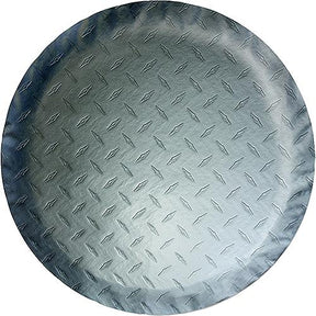 ADCO Diamond Plated Steel Vinyl (Silver) Spare Tire Cover