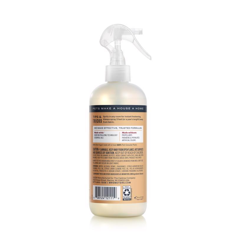 Mrs. Meyer's Clean Day Pets Liquid Odor Neutralizer 12 oz, Pack of 6