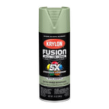 Krylon Fusion All-In-One Satin Dried Rosemary All-In-One Spray Paint 12 oz, Pack of 6